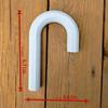 Brake Hose Guide Organizer, Plastic Open Channel Routing Piece for Cleaner Hose Placement in Service Work Use Aid