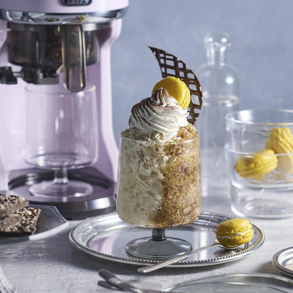 Toffy Compact Electric Fluffy Shaved Ice Maker Latest Authentic Shaved Frozen Half Mixed Milk and Includes Ice Maker Cup K-IS14 [2025 Model] Model