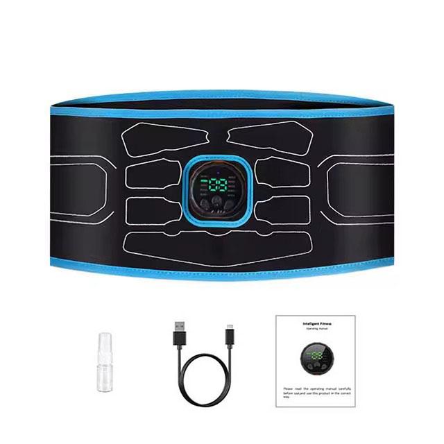 

Waist Abdominal Massager Massage Belt Muscle Toner Abdominal Toning Belts USB Recharge Home Gym Fitness Massage Equiment