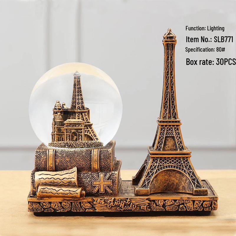 

Ретро песочные часы «Эйфелева башня» с музыкальной шкатулкой и хрустальным шаром – Светящееся настольное украшение, Идеальный подарок на выпускной студенту или на Рождество LR41 Battery Model