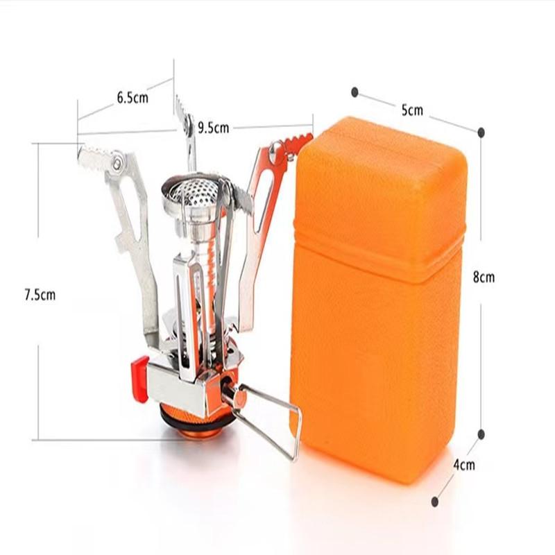 Gas Cooker Camping Accessories Portable Outdoor Camping Aluminum Alloy Ultra Light Picnic Cooking Camp Stove Survival Furnace