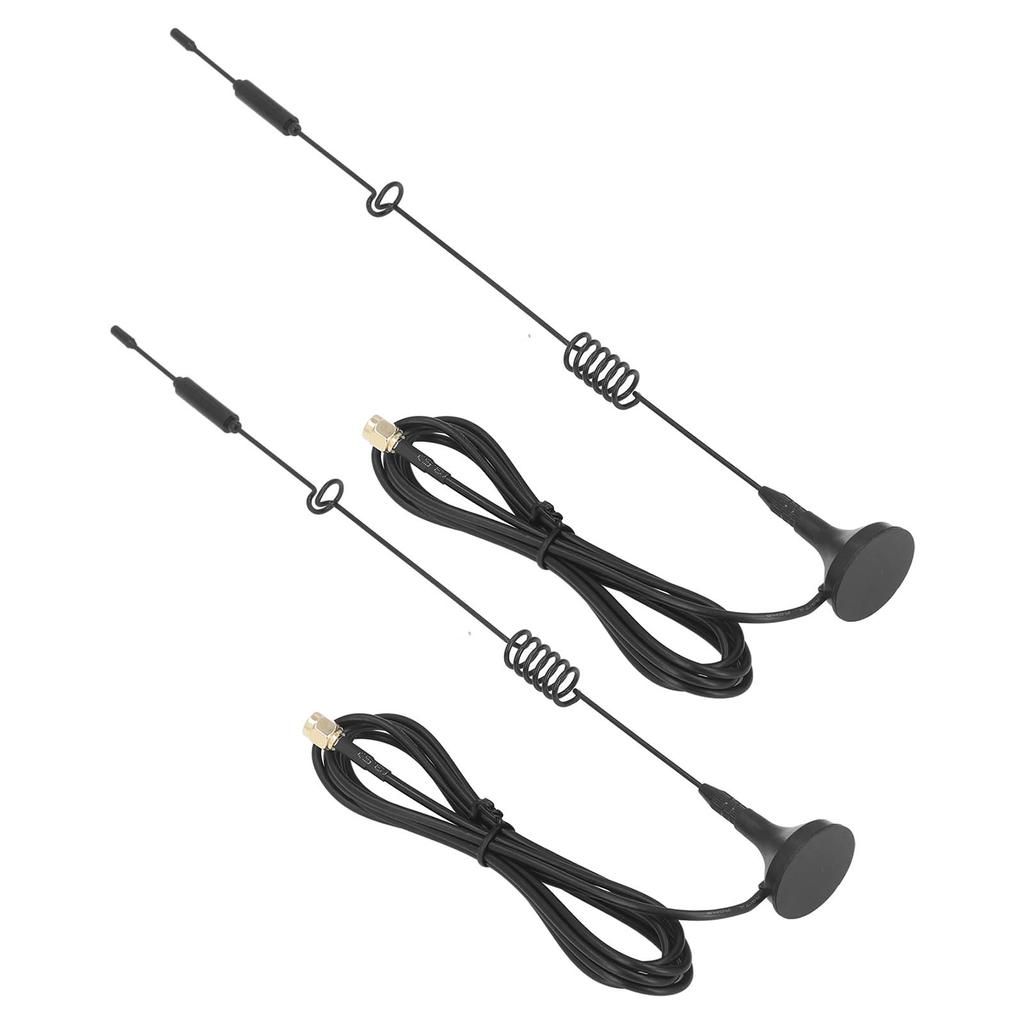 2Pcs Magnetic Antenna Copper LTE High Gain Omnidirectional Antennas for 4G Routers 12dbi