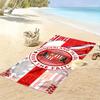Asciugamano da Spiaggia con Stampa del Logo del Sunderland Association Football Club, Asciugamano Grande Morbido Asciugatura Rapida per Spiaggia Campeggio Nuoto
