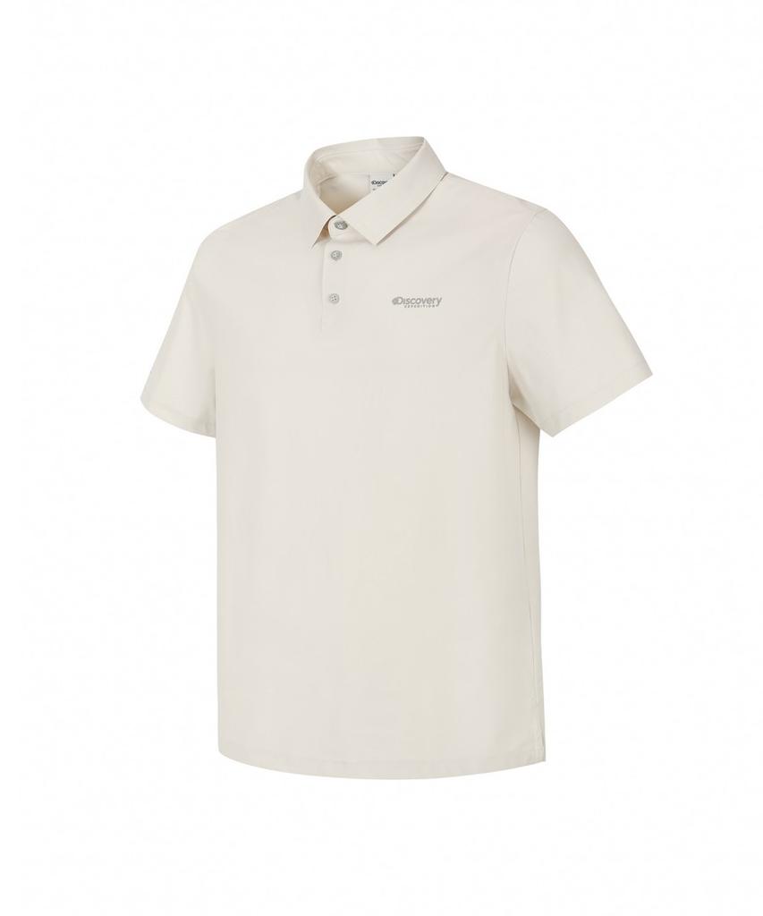 DISCOVERY EXPEDITION Men'S Freshvent Prevona Tricot Polo Shirt (D/Ivory)