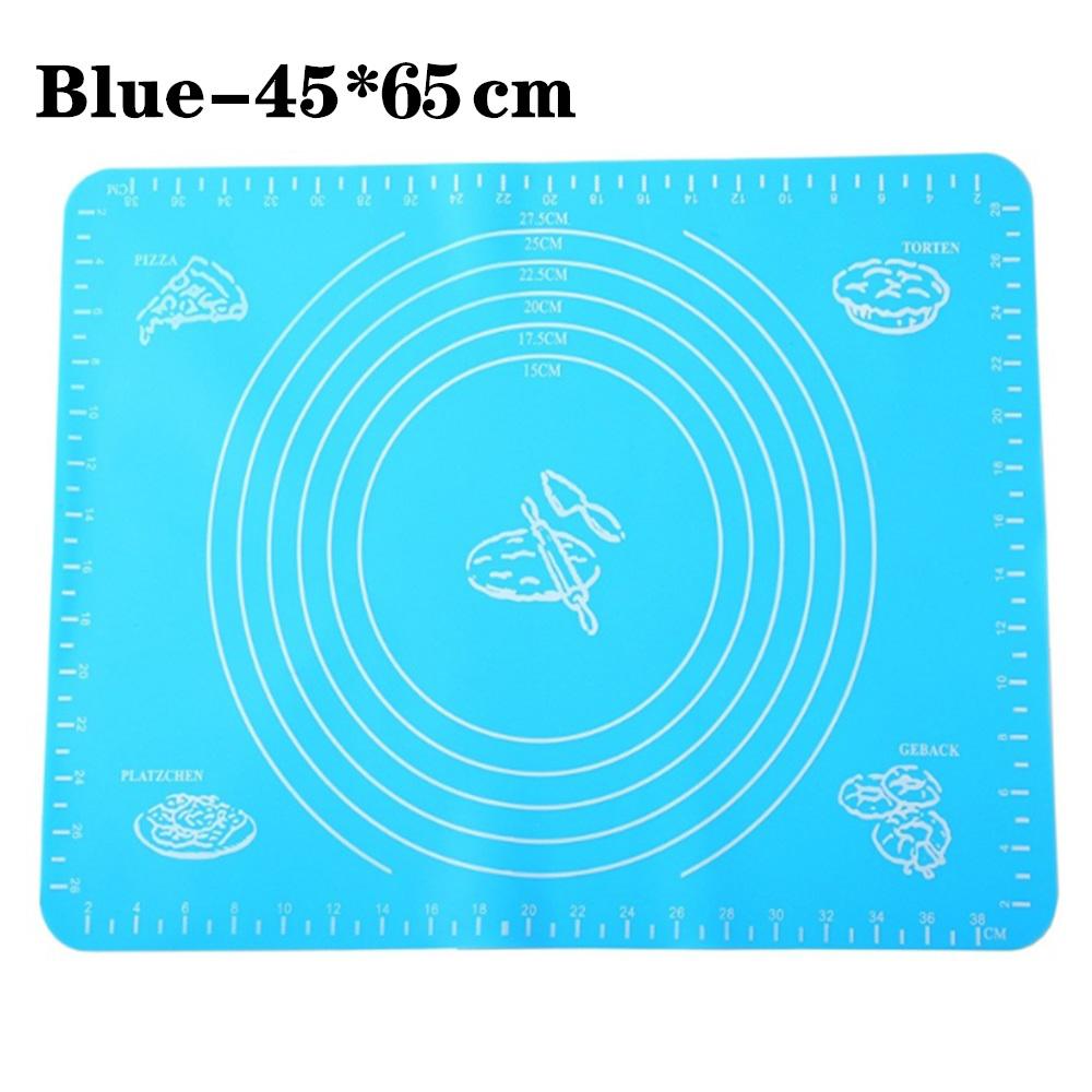 Silicone Baking Mats Pizza Dough Non-Stick Maker Holder Pastry Cooking Utensils Oven Pastry Mat Kitchen Gadgets Cooking Tools
