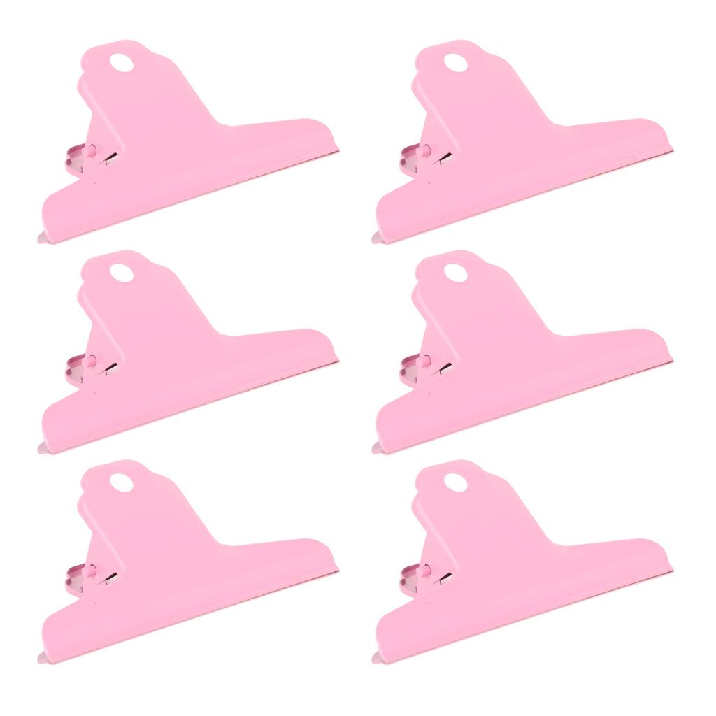 10pcs Metal   Clip Iron Large   Clip Strong Clamping Force Paper   Clips for   School Tickets Photos