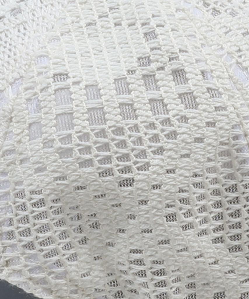 GLACK Gc087 Franken Coating Crochet Ball Cap (Ivory)