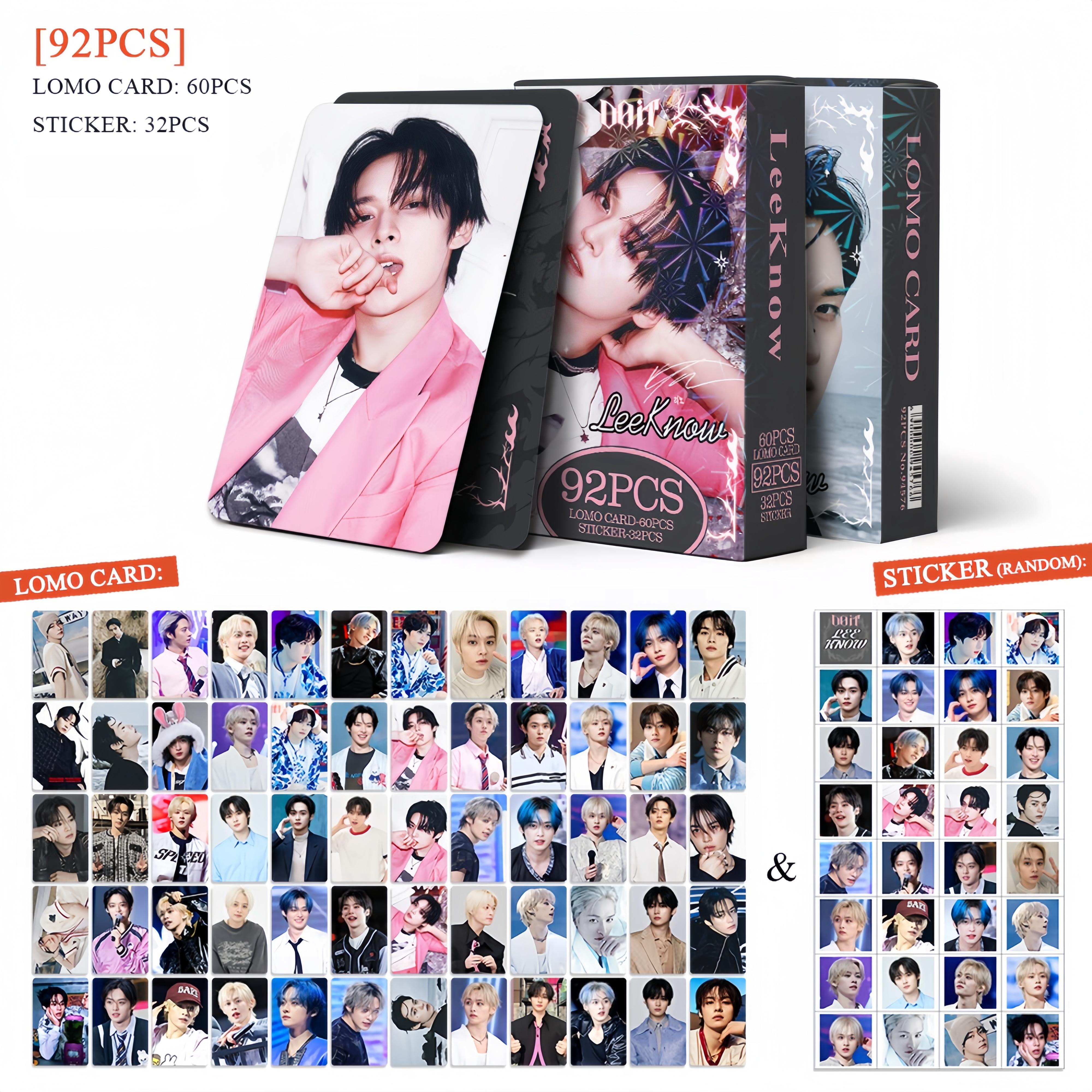 92PCS Photocards Stray KOREAN POP Photo Card K-pop Star STAY Xmas Presents Stray Kids Leeknow Fans Present DO IT Album Collector Cards