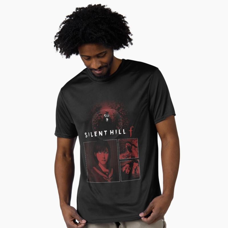 Silent Hill F Minimalistic Horror Graphic Tee Unisex Short Sleeve Gift t Shirt 100 cotton printed Clothes All size top S6XL