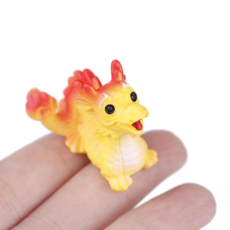 1PC Miniature 12 Zodiac Resin Doll Figurines Crafts Realistic Animals For Micro Landscape Scene Decoration DIY Accessories