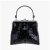 Vivienne Westwood Crocodile Embossed Chain Shoulder Bag
