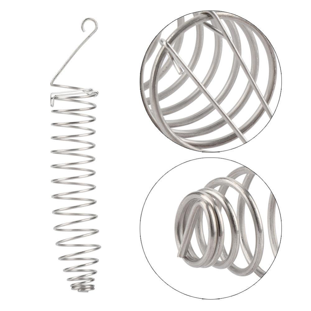 2pcs Stainless Steel Bird Food Basket Hanging Design Steel Holder Bird Foraging Toy Wheat Ear Shape Millet Spray Holder