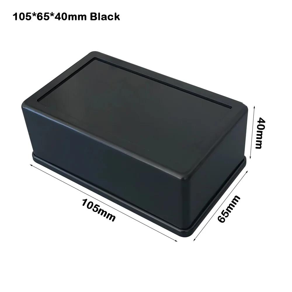 Waterproof Project Enclosure Boxes ABS Plastic 10 Styles Storage Case White Black Housing Instrument Case Electronic Supplies