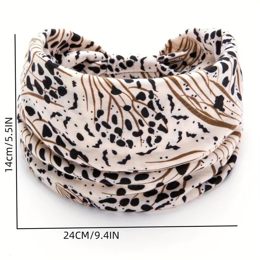 Women's Bohemian Cashew Yoga Headband - Sweat-Absorbing, Elastic Cotton Hair Accessory