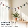 Triangle Bunting Banner Nursery Garland 2.6M Party Supplies Wall Decor Pennant Flags for