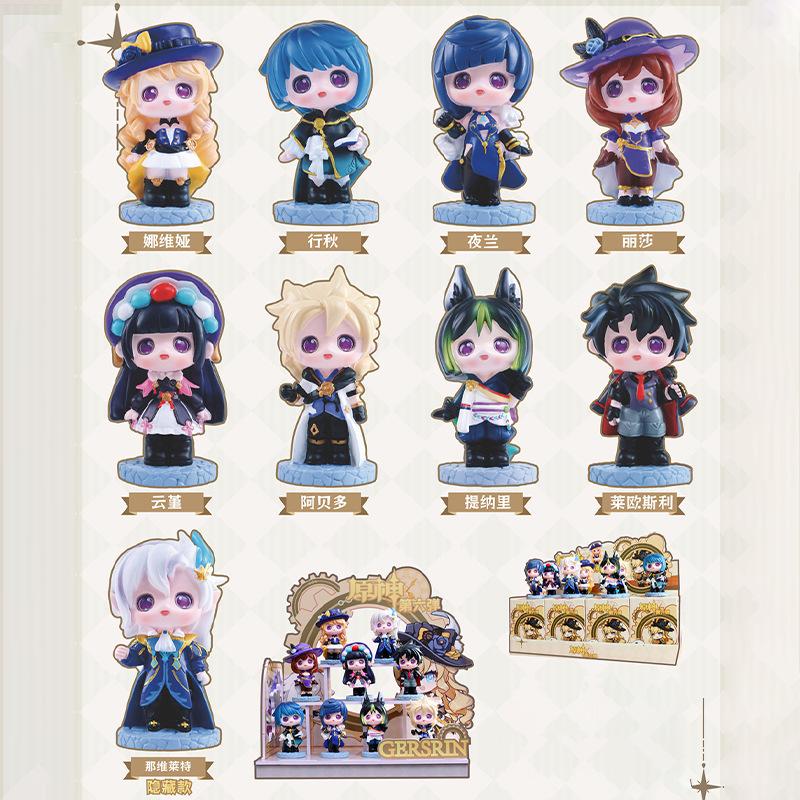 New Genshin Impact Generation 6 Blind Box Game Peripheral Characters Table Decorations Children'S Toys Mysterious Surprise Gift