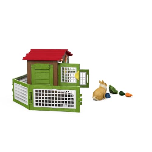 Schleich Farm World Rabbit Hutch 42728