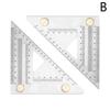 Stainless Steel Triangular Woodworking Ruler