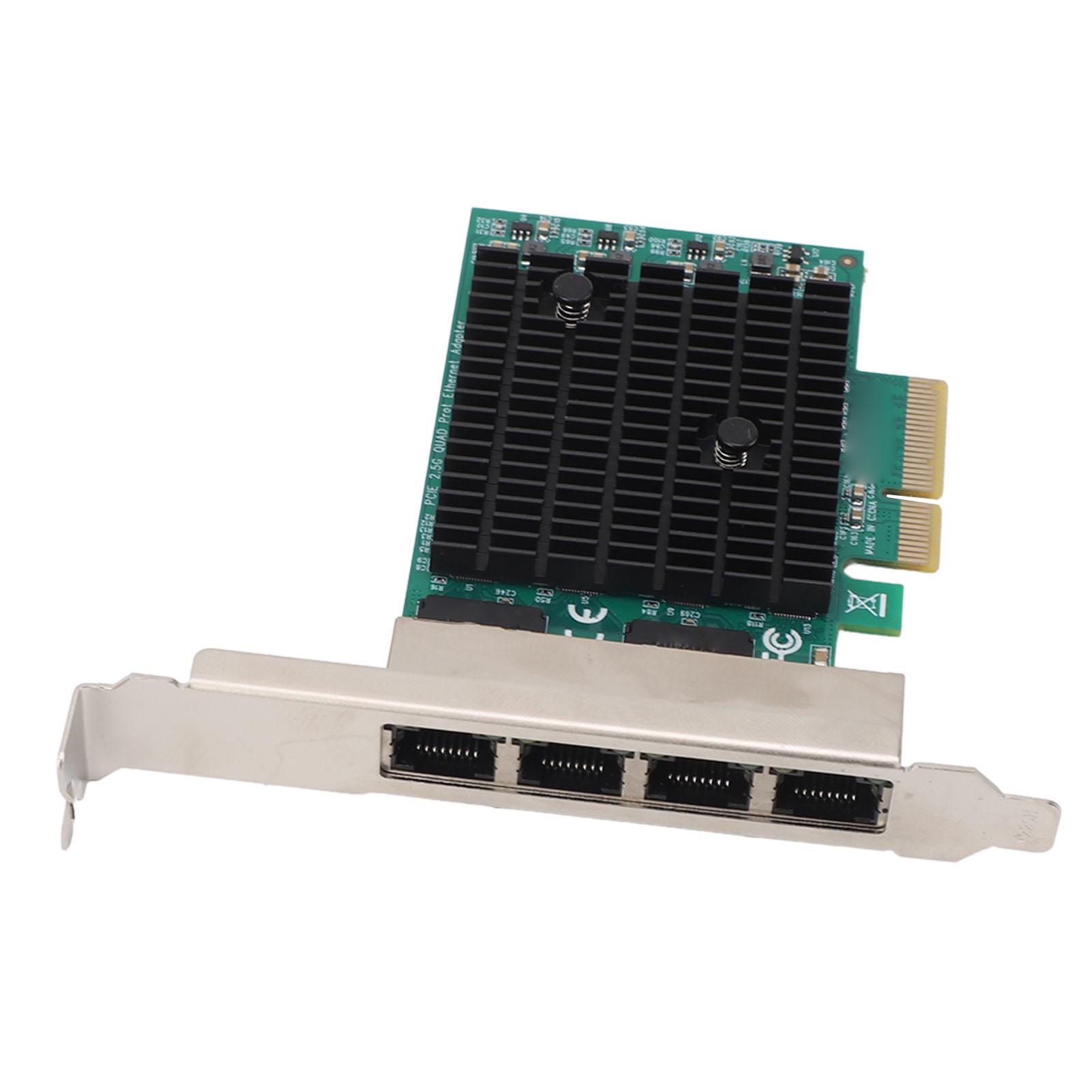

Мережева карта PCIe Gigabit Professional 8125B 4 порти 2.5G Мідний кабель Адаптер Ethernet PCI Express