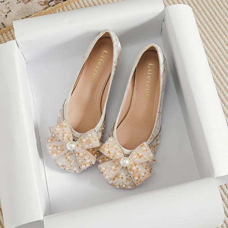 New Designer Women Shoes Pumps Beautiful Crystal Bowknot High Heels Shoes Party Dress Shoes