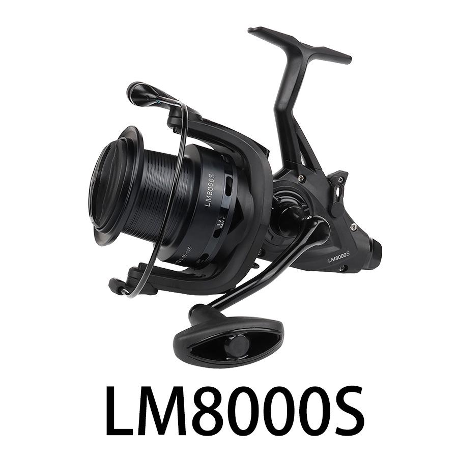 

W.P.E Pro Carp Reel LM-8000/8000S, 7+1BBs Long Cast Metal Spool