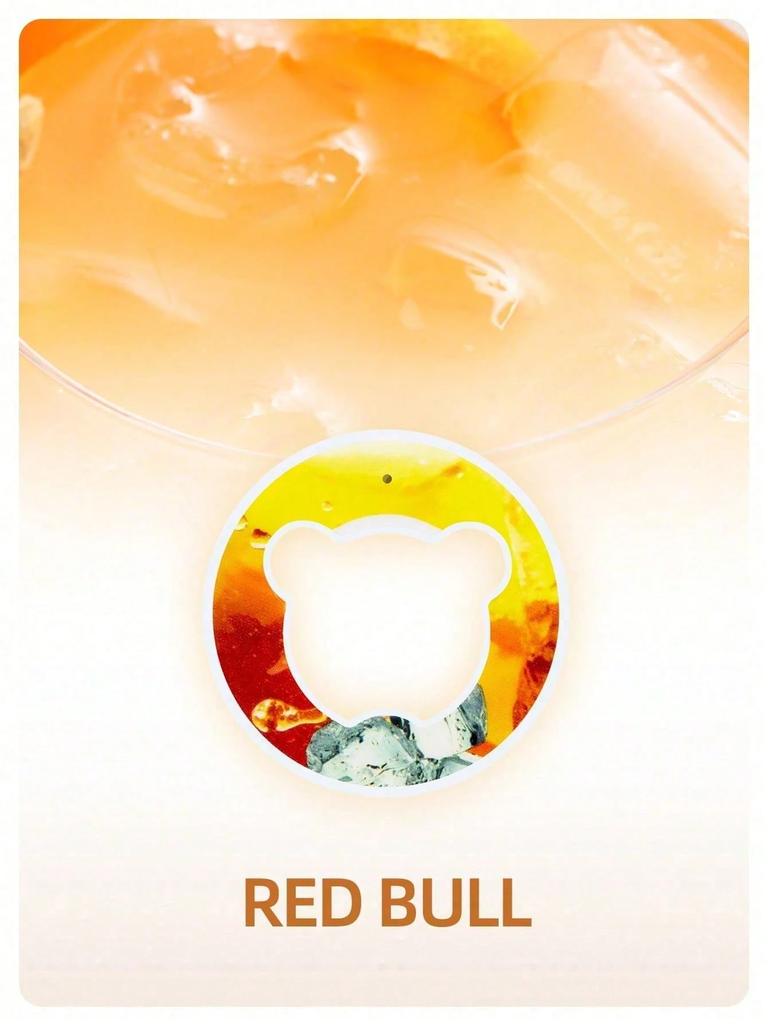 1pc Multi Flavour Fruit Flavour Rings For Water Cups, Little Bear Shape Flavour Rings For Water Cups Flavour Rings Drinking Tool