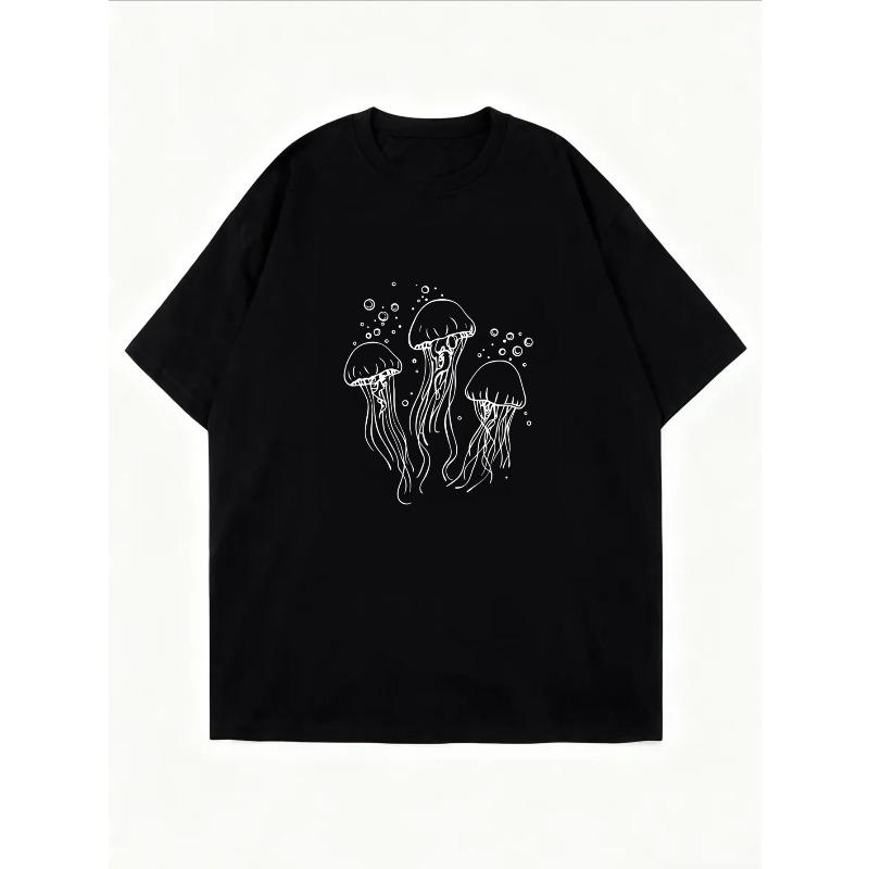 White Crew Neck T Shirt With Embroidered Text For Casual Wear
