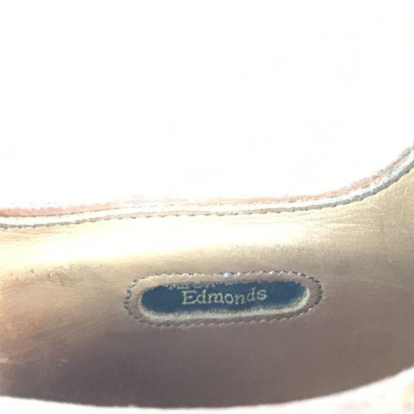 Vintage 80s-90s Allen Edmonds Byron Goodyear Welted Leather Punched Cap Toe Shoes Size 9.5D 27.0-27.5cm Brown(USED)