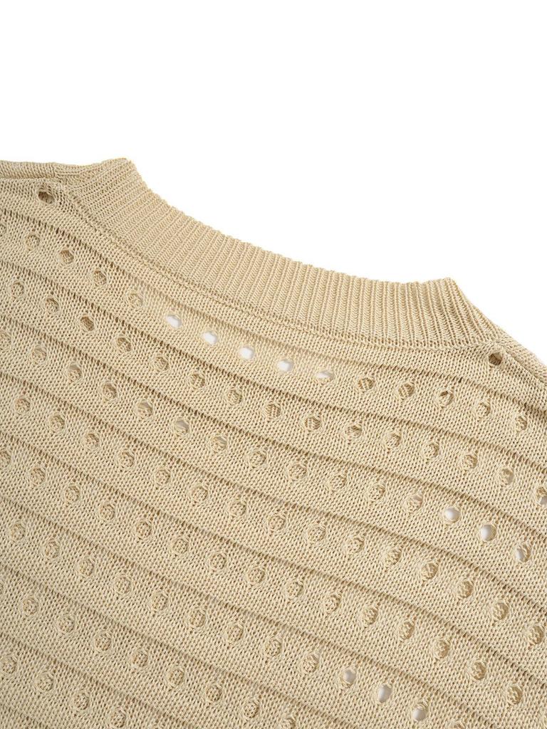 2025 Evropská a americká dámská ležérní móda Vykrojený svetr košile 1047