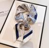 1 pcs 70x70 Gifts for mom: Imitation silk scarves, chain scarves, printed small square scarves, elegant scarves and shawls