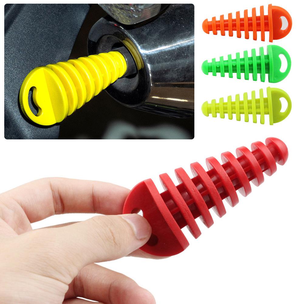 Motorcycle Exhaust Pipe Plug Muffler Wash Plug Pipe Protector Motocross Tailpipe Rubber Air Bleeder Move Blow-down Silencer