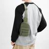 Outdoor Multi-Compartment Men's Chest Bag Solid Color Crossbody Bag