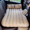 Back Seat Car Air Mattress:Inflatable SUV Car Camping Bed for Truck Van,Thickened Double-Sided Flocking Travel Car Sleeping Pad with Air Pump 2Pillows
