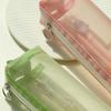 Cute Transparent Pencil for Case Mesh Makeup Storage Holder Pouch Solid Color for Travel Cosmetics Stationery Small Craf