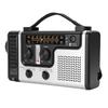 AM FM SW Portable Hand Crank Radio 1200mAh Emergency Solar Power Pocket Radio with Full Band Speaker Cell Phone Charger