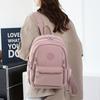 Solid Color Backpack Nylon Women's Backpack Travel Schoolbag