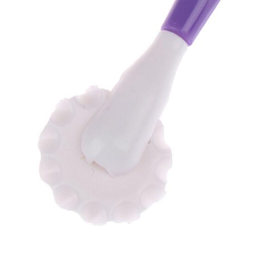 4 Stück Kuchen Schnitzmesser Doppelendiges Sicheres Plastik Entzückendes Teigschneider Set für Zuckerherstellung