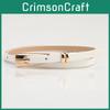 Minimalist Faux Leather Belt For Women With Alloy Pin Buckle Suitable For Dress And Suit