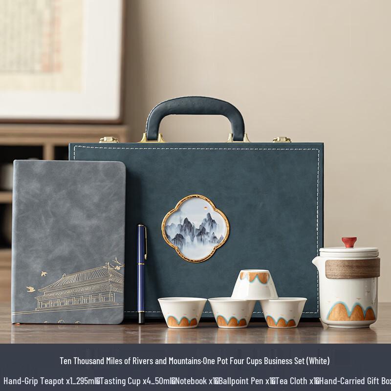 Junshiqi HA Portable Ceramic Tea Set