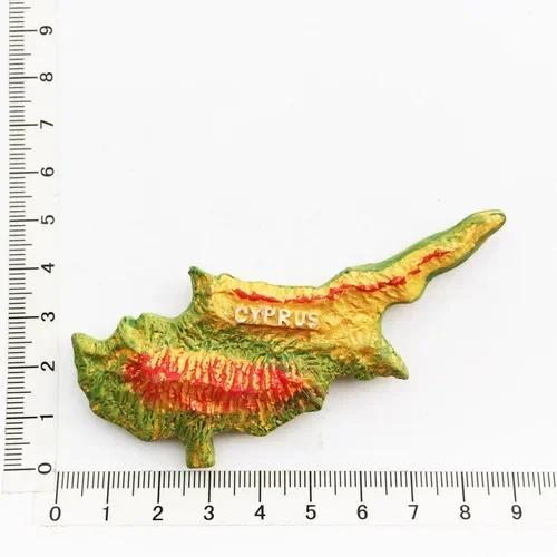 Μαγνήτες ψυγείου Κύπρου, Τουριστικά σουβενίρ, Μεσογειακό μαγνητικό αυτοκόλλητο ψυγείου, Διακόσμηση σπιτιού, Imanes Para El Refrigerador