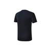 FILA Sport Minimalist Solid Color Logo Geometric Pattern Casual Knit Short Sleeve T-Shirt Men T-Shirts Royal-Blue A11M231104F-NV