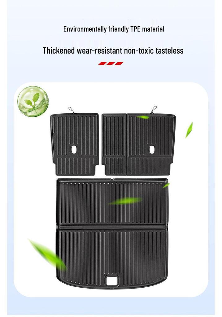 Ideal i6/i8 Trunk Mat: TPE Full Surround, Waterproof, Wear-Resistant Car Accessory