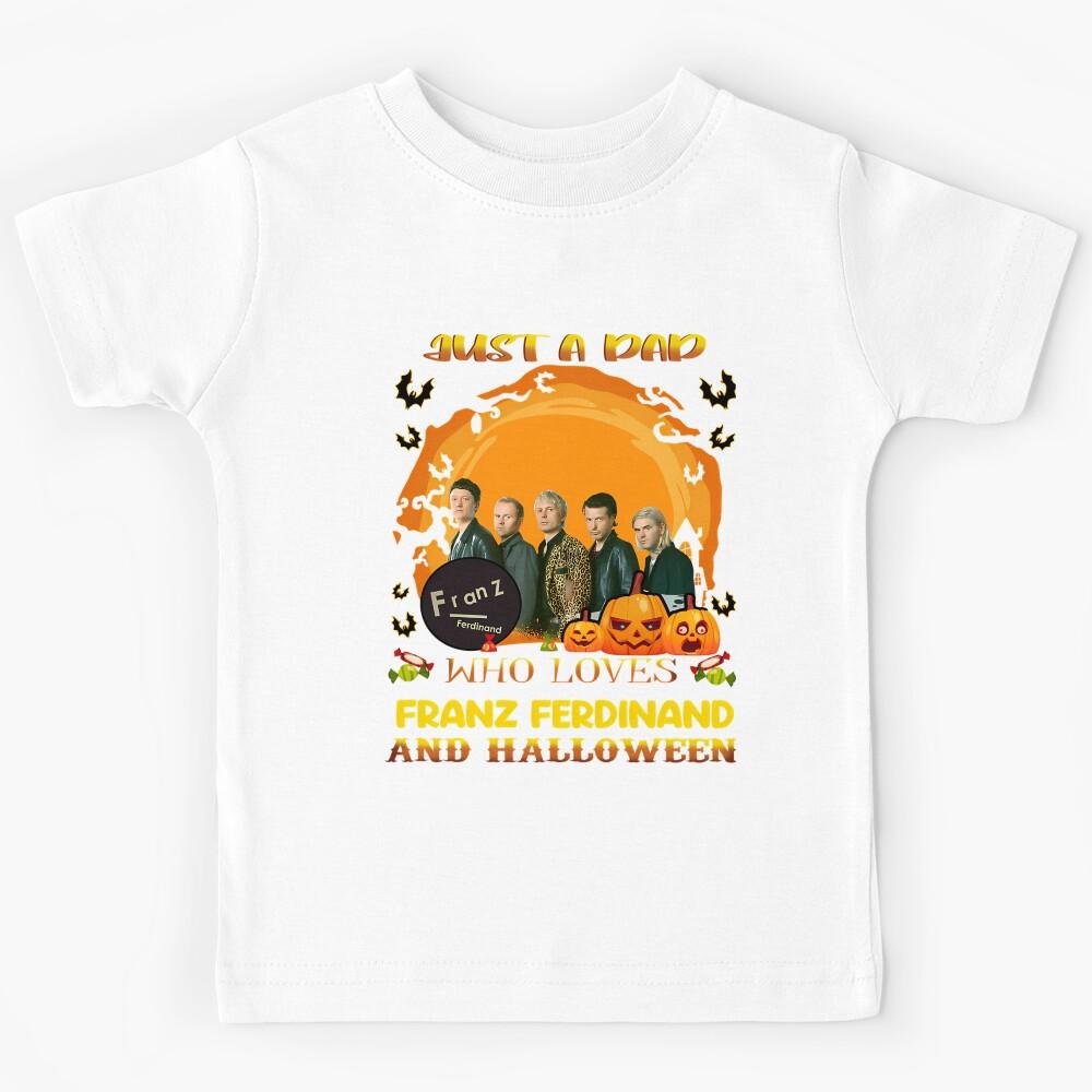 Just A Dad Who Loves FF And Halloween Kids T-Shirt 130