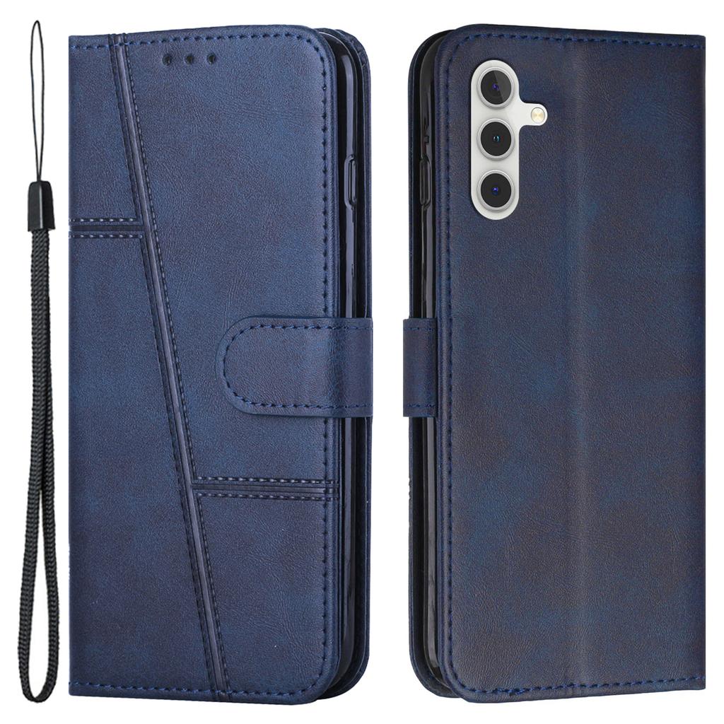 For Samsung Galaxy M15 5G/F15 5G Anti-Scratch PU Leather Phone Case Stand Cell Phone Cover
