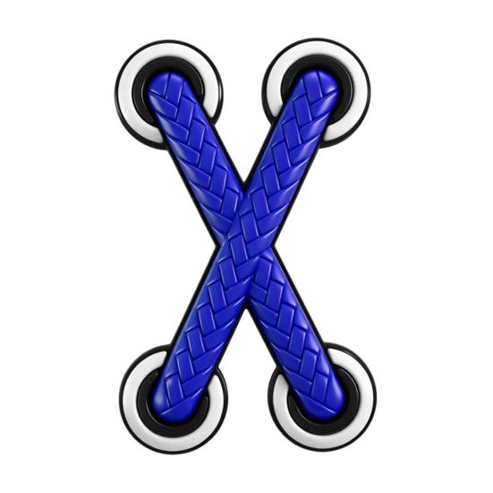 

3D Realistic Shoelace Car Sticker Waterproof Sunproof Decals with Strong Adhesive for Scratch Cover for Cars Motorcycles синий