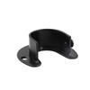 Stainless Steel Flange Seat Fixing Hardware Accessories Curtain Rod Wardrobe Hanger Tube Hook Fixed Support Bracket
