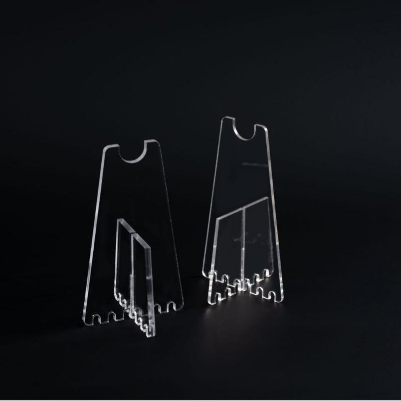 Clear Acrylic Bike Parking Rack Portable Floor Stand Display Repair Rack For Secure Parking Cycling Accessories