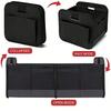 Heavy-Duty Car Trunk Storage Box, Foldable Design With Multiple Compartments - Reinforced Handle Storage Box