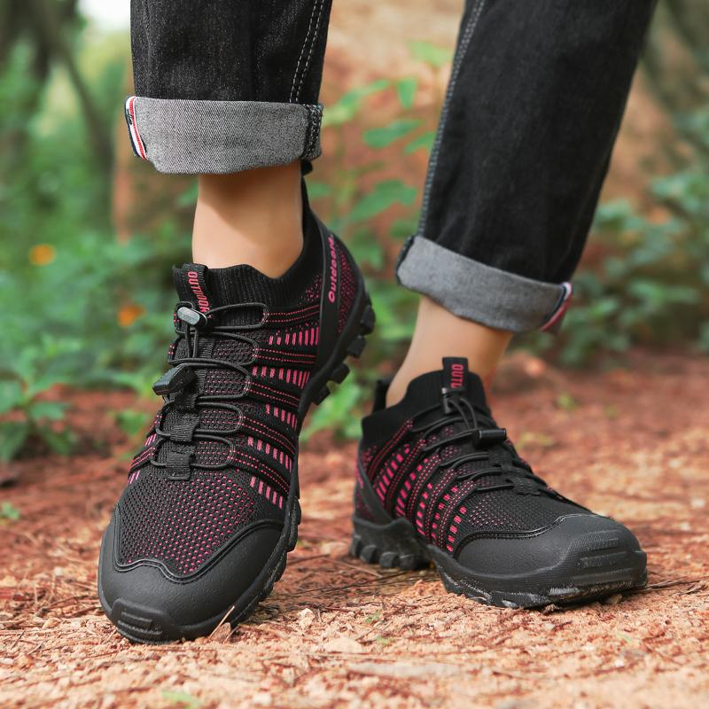 Fashion Pure Stream Shoes Outdoor Casual Climbing Hiking Fishing Shoes Wading Water Camping Thick Sole Mesh Breathable Wading Men Women