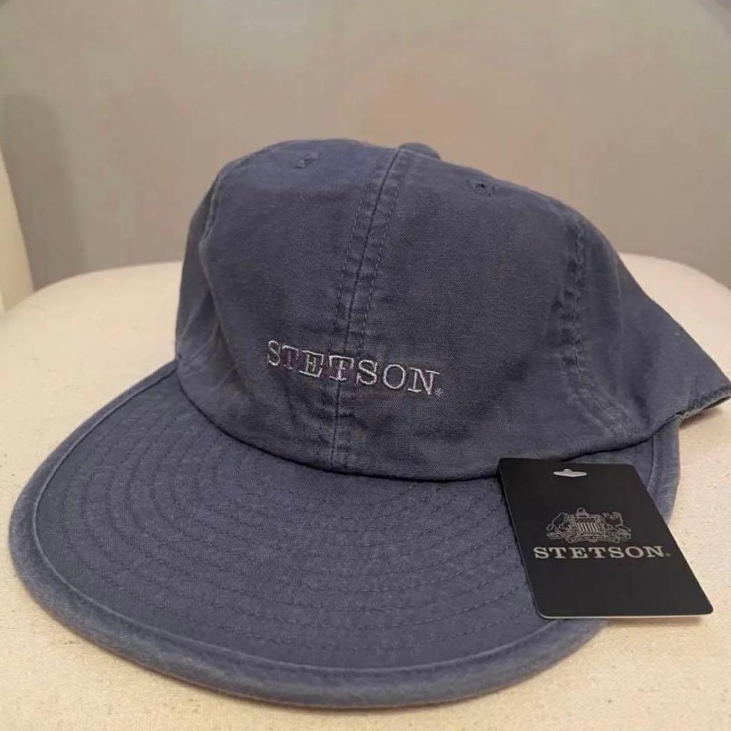 Used Stetson Cap Navy
